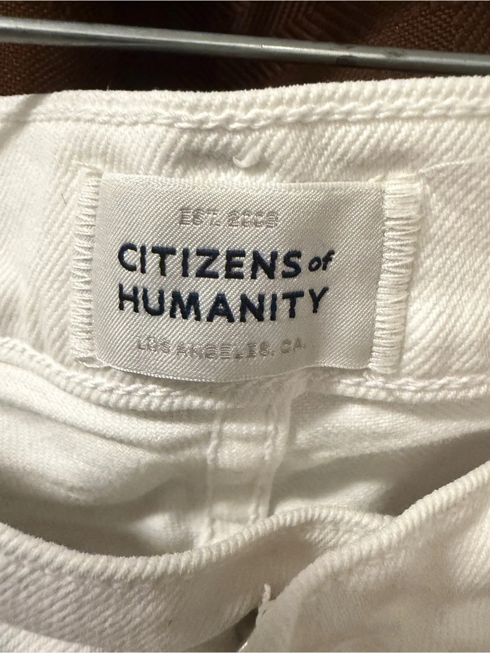 CITIZENS OF HUMANITY Emmanuelle  Boot Flare Leg Jeans White Size 29